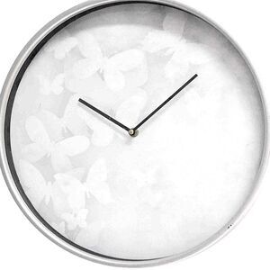 Laila Ali White Butterfly Round Wall Clock- 16"